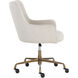 Franklin Beige Linen Office Chair